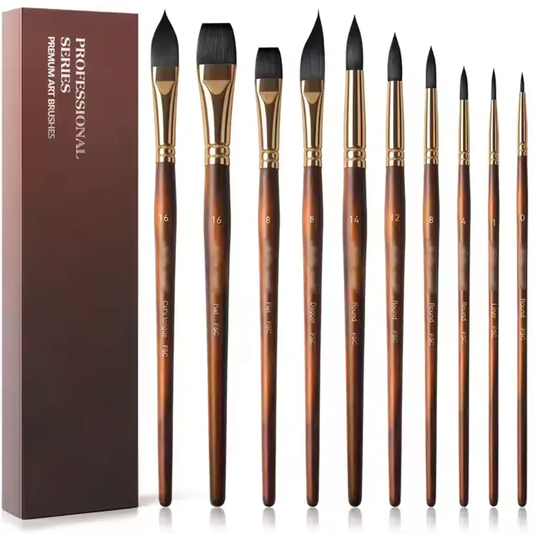 Pourquoi les pinceaux synthétiques deviennent-ils le premier choix pour la peinture moderne ?