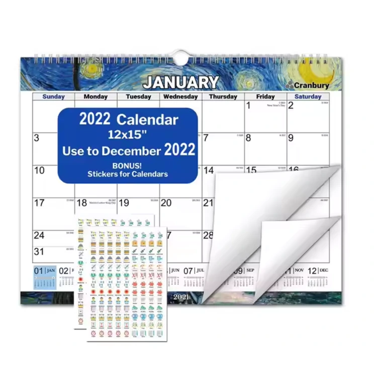 Calendrier des mururs de larmes faciles