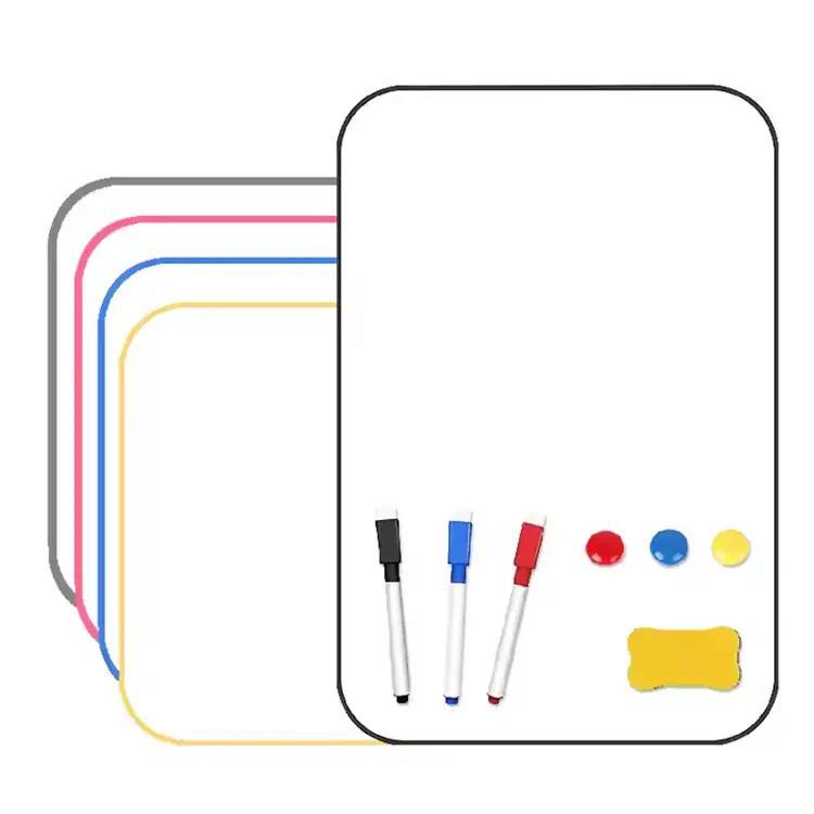 Tableau blanc à cadre en plastique